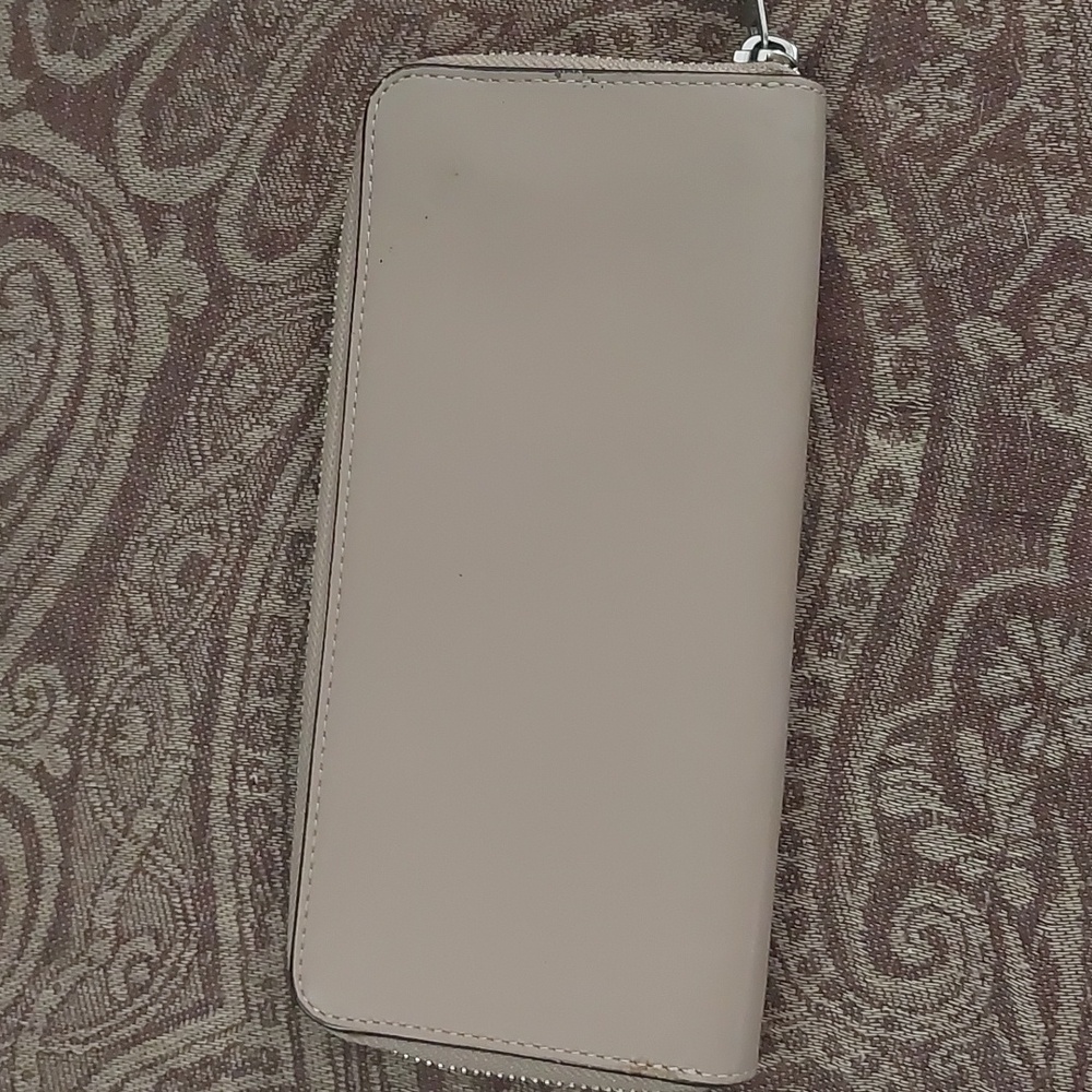 Coach Taupe/Tan Tea Rose Wallet - Picture 2 of 6